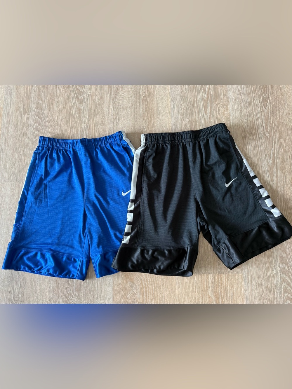 Nike Kids' Athletic Shorts - Blue and Black